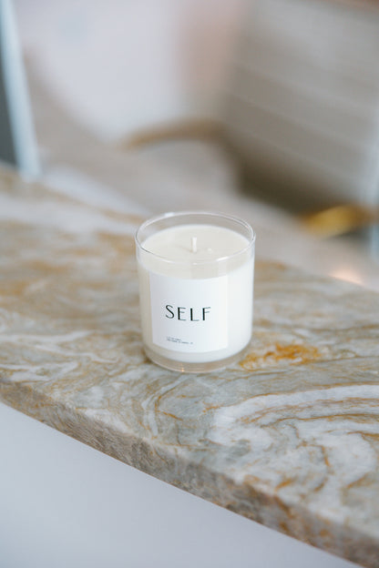 Nontoxic candle at Self Skin Studio in Wilmington, NC